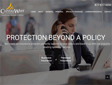 Tablet Screenshot of capitalwestins.com
